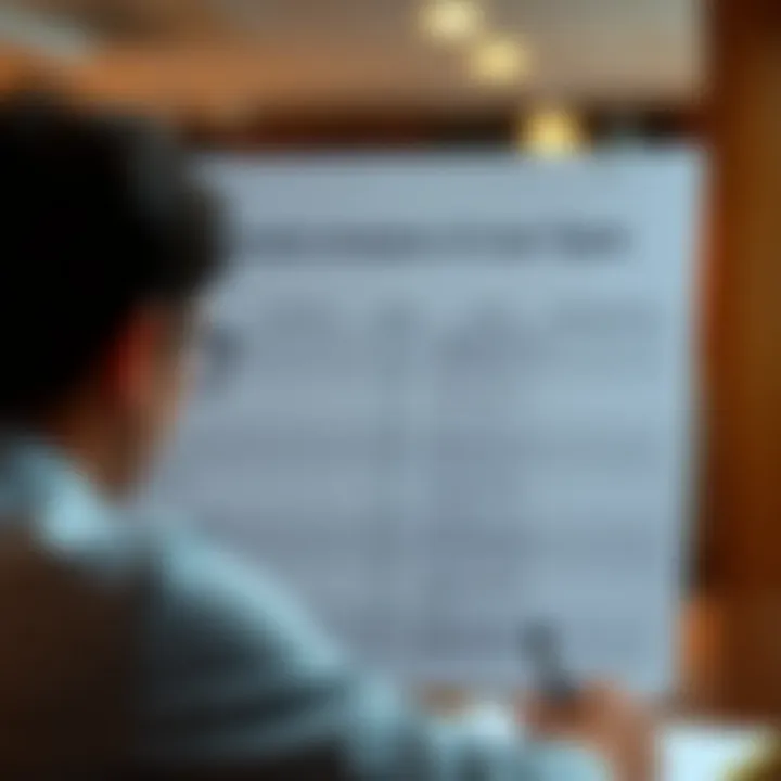 Comparison chart of federal vs. private loan options