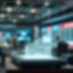 Visual representation of automated cash management