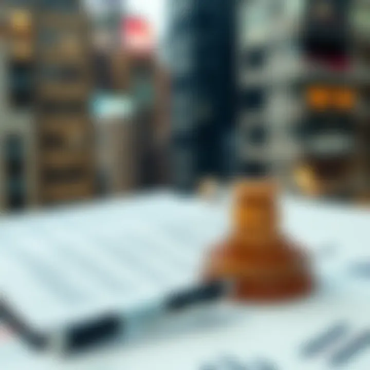 Emblematic representation of compliance requirements for businesses