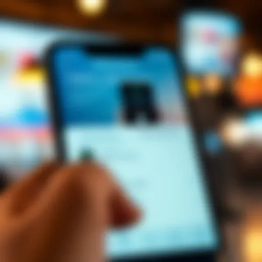 Esurance App Claims Submission Interface User interface of the Esurance app showcasing claims submission feature