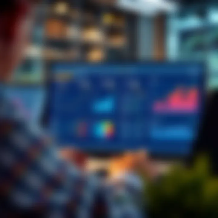 Financial Software for Strategic Insights Financial software interface showcasing data analysis tools