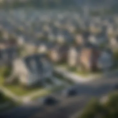 Exploring the Suburban Lifestyle with Houses A serene suburban neighborhood showcasing various houses
