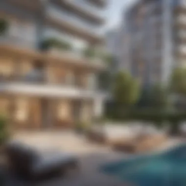 The Appeal of Contemporary Apartment Living Modern apartment complex with vibrant communal spaces