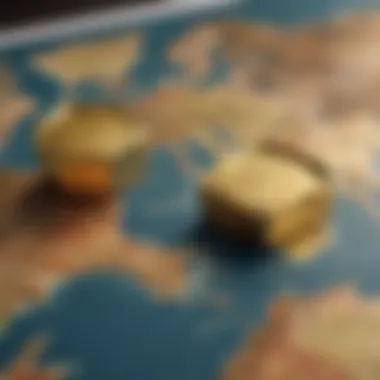 Geopolitical Factors Affecting Gold Prices World map highlighting geopolitical tensions