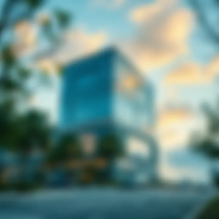 A corporate building symbolizing business credibility