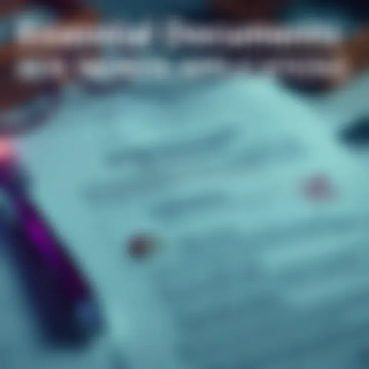 Graphic detailing required documentation for mortgage applications