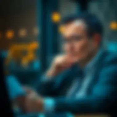 Mastering Credit Management for Business Success A thoughtful individual analyzing credit management strategies