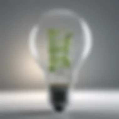 A light bulb symbolizing innovative investment strategies