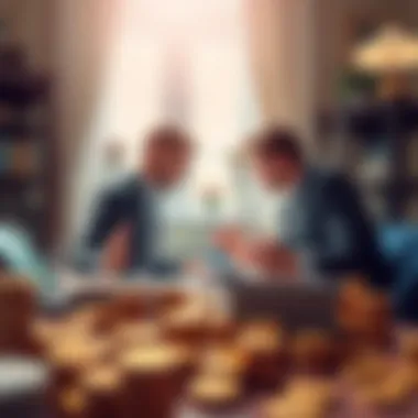 Strategic financial planning illustration