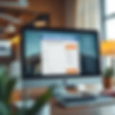 Digital Interface for Mortgage Applications Online mortgage application interface on a computer screen