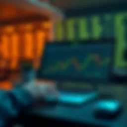 Concept of options trading on Robinhood platform