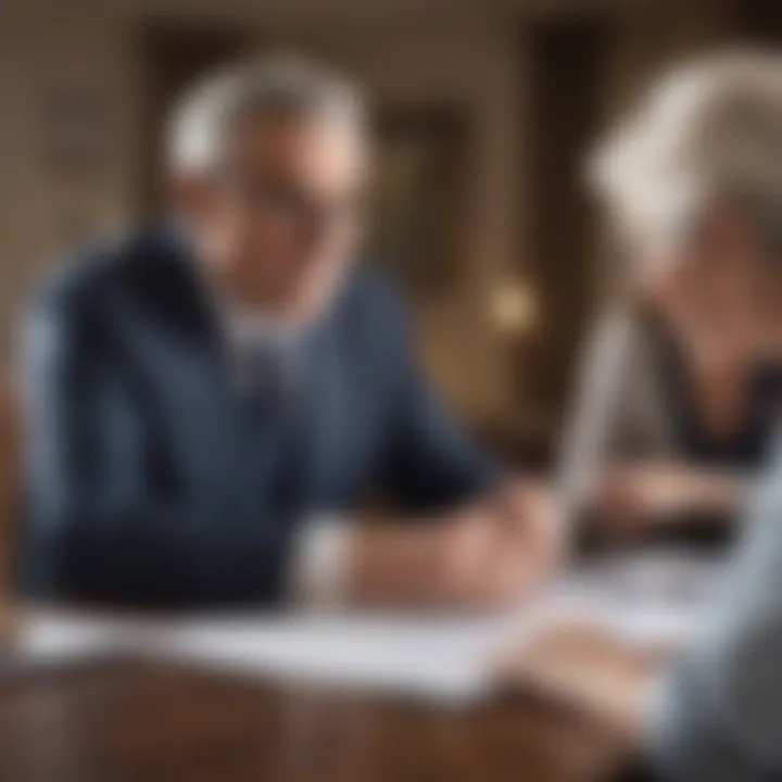 An estate executor communicating with beneficiaries