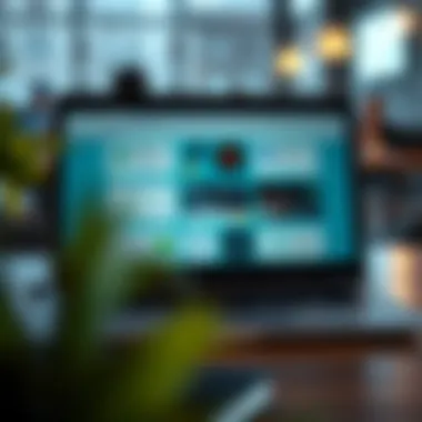 Exploring Online Gigs and Platforms A laptop showing various online platforms