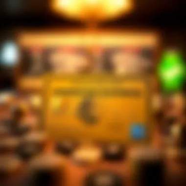 Visual representation of premium credit card benefits