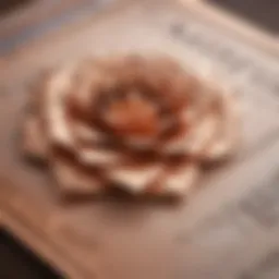 Close-up view of the American Express Rose Gold Card showcasing its elegant design.