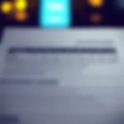 Visual representation of an amortization schedule