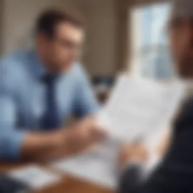 An investor reviewing financial documents related to bank-owned properties