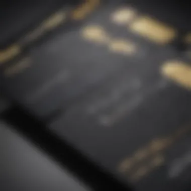 Comparison of different types of black cards