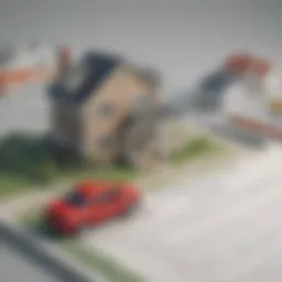 Visual comparison of hazard insurance and property insurance policies.