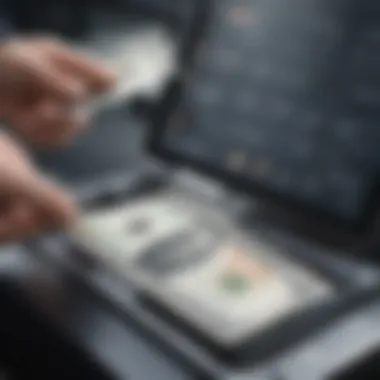Technological Advancements in Payment Clearing Graphic showing technological advancements influencing payment clearing
