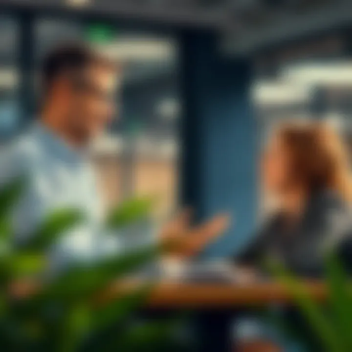 Advisor-Client Strategy Session A financial advisor discussing strategies with a client